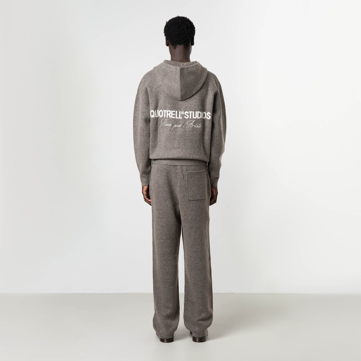 CALVIN KNITTED SET | TAUPE