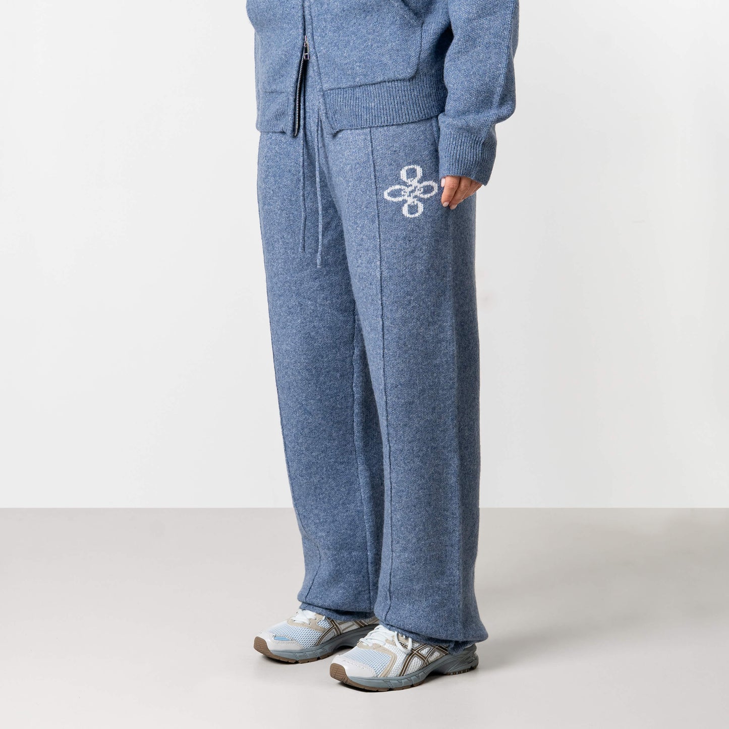 CALVIN KNITTED PANTS | DENIM BLUE