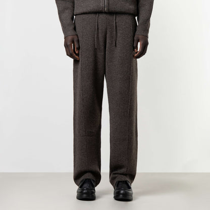 CALVIN KNITTED PANTS | BROWN MELEE