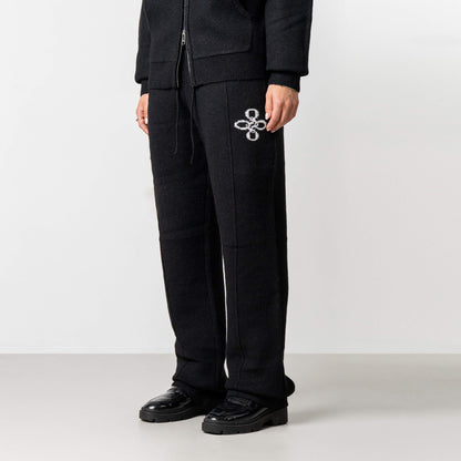 CALVIN KNITTED PANTS | BLACK
