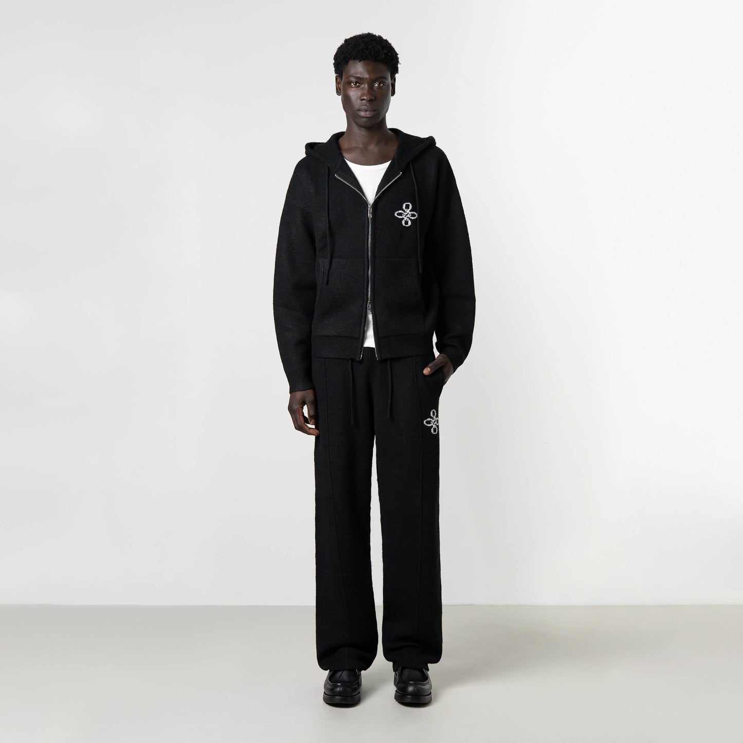 CALVIN KNITTED PANTS | BLACK