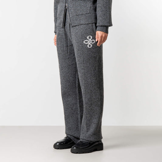 CALVIN KNITTED PANTS | GREY MELEE