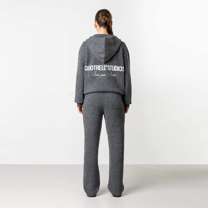 CALVIN KNITTED PANTS | GREY MELEE