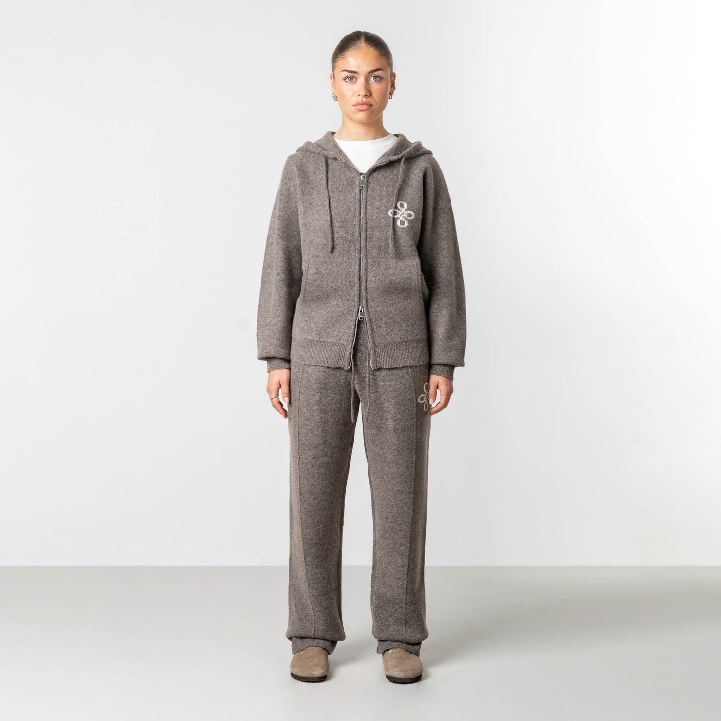 CALVIN KNITTED PANTS | TAUPE