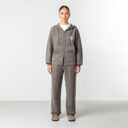 CALVIN KNITTED PANTS | TAUPE