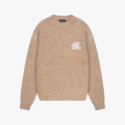 ELAN KNITTED SWEATER | LIGHT BEIGE MELEE
