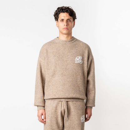 ELAN KNITTED SET | LIGHT BEIGE MELEE