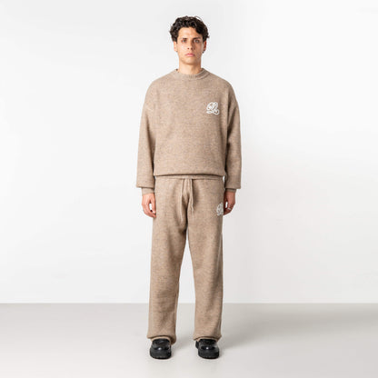 ELAN KNITTED SWEATER | LIGHT BEIGE MELEE