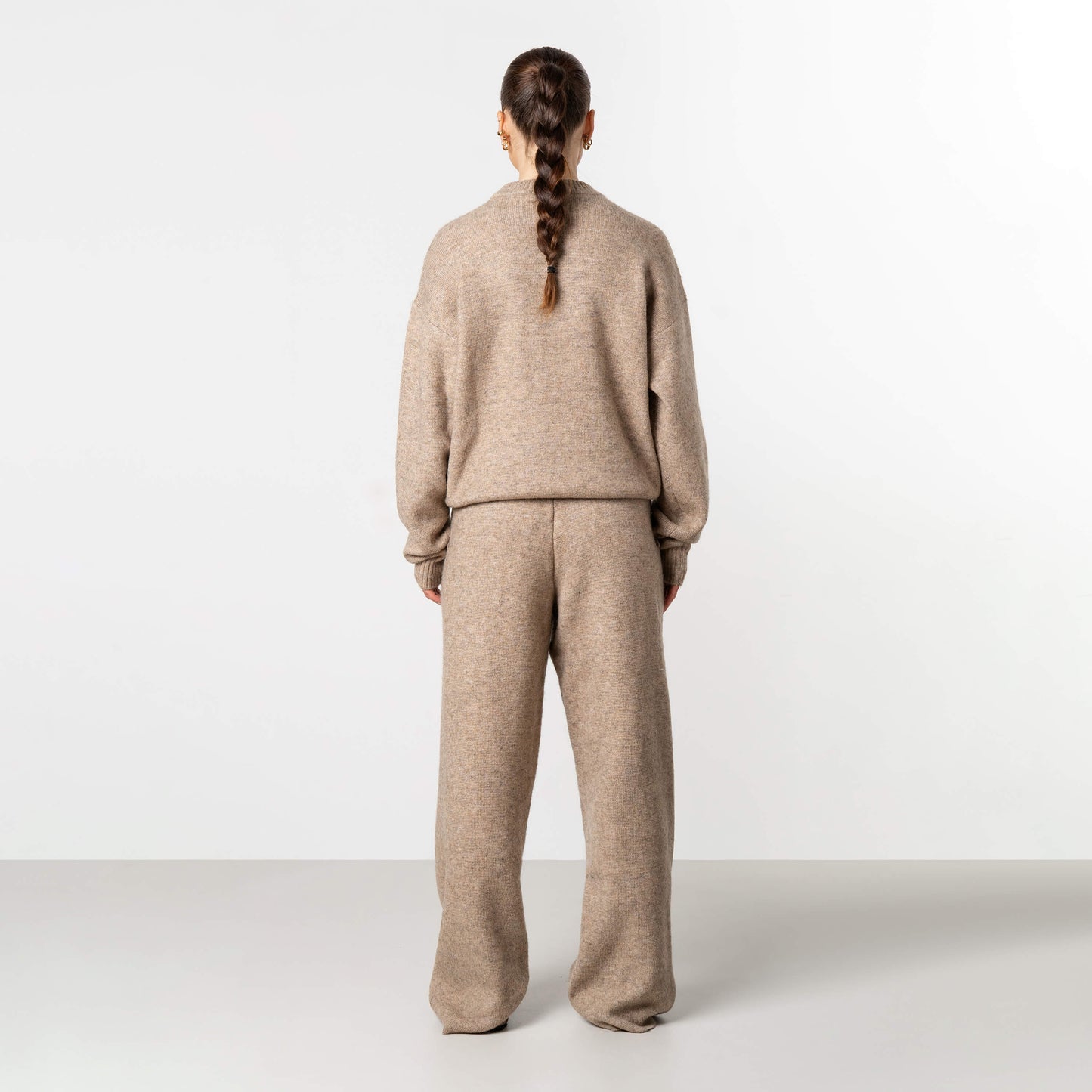 ELAN KNITTED PANTS | LIGHT BEIGE MELEE