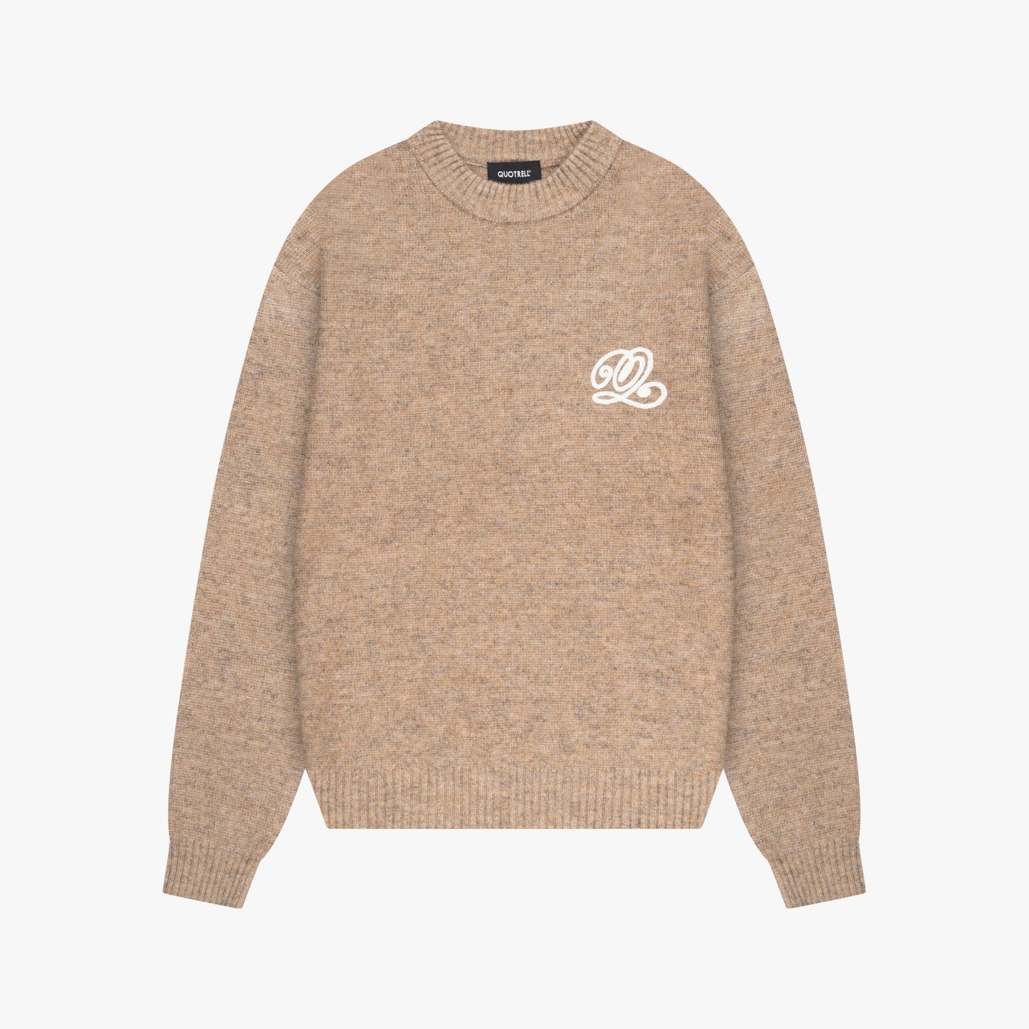 ELAN KNITTED SWEATER | LIGHT BEIGE MELEE