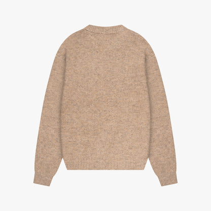 ELAN KNITTED SWEATER | LIGHT BEIGE MELEE