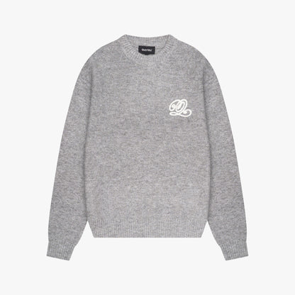 ELAN KNITTED SWEATER | LIGHT GREY MELEE