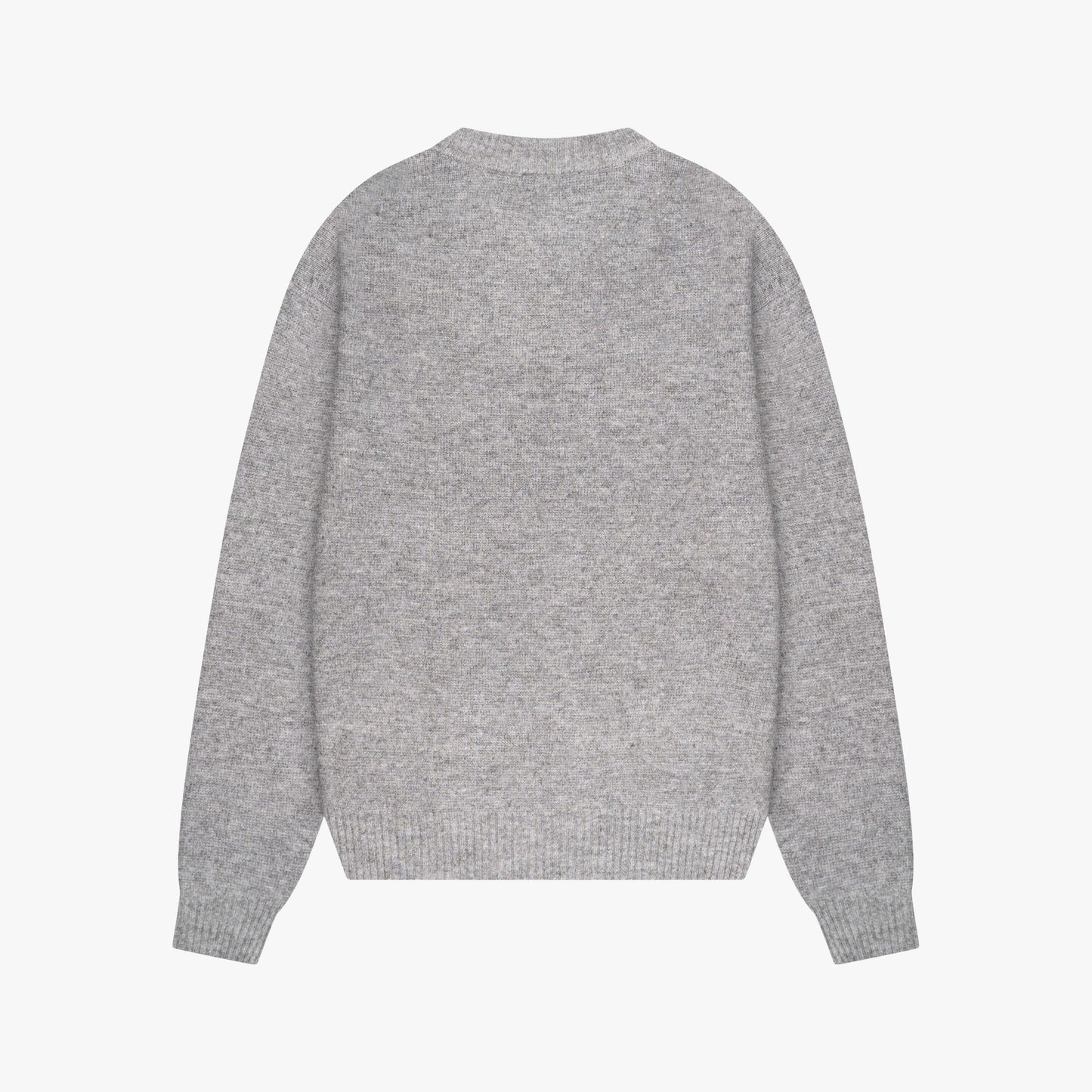 ELAN KNITTED SWEATER | LIGHT GREY MELEE