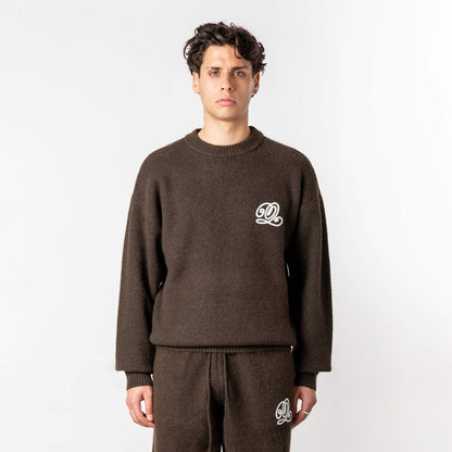 ELAN KNITTED SET | BROWN