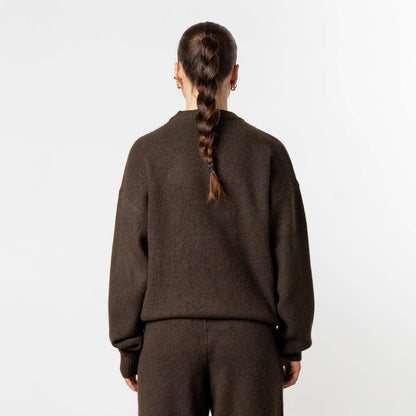 ELAN KNITTED SWEATER | BROWN