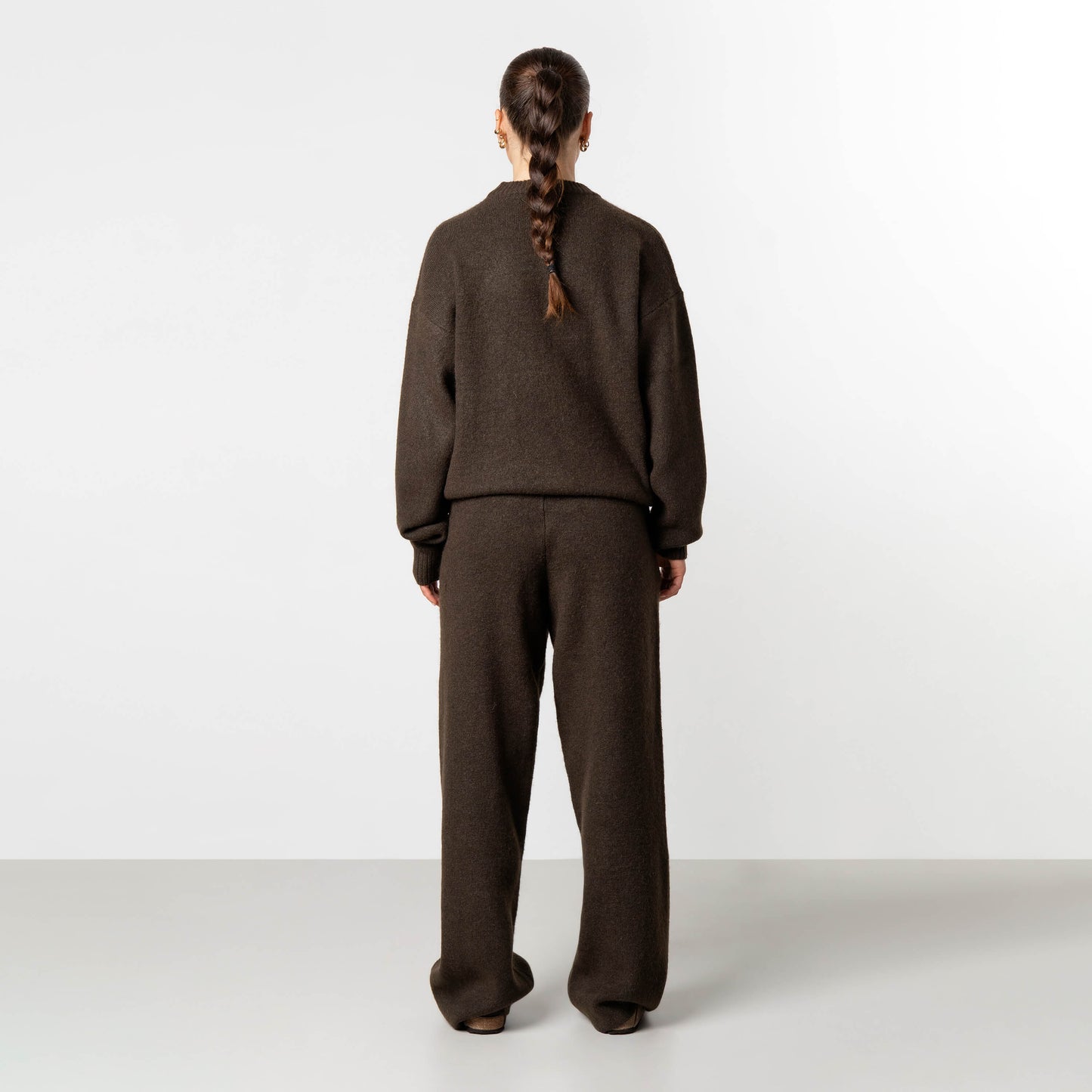 ELAN KNITTED SET | BROWN