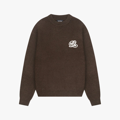 ELAN KNITTED SWEATER | BROWN