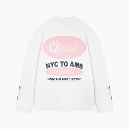 LOUIS LONGSLEEVE | WHITE/PINK