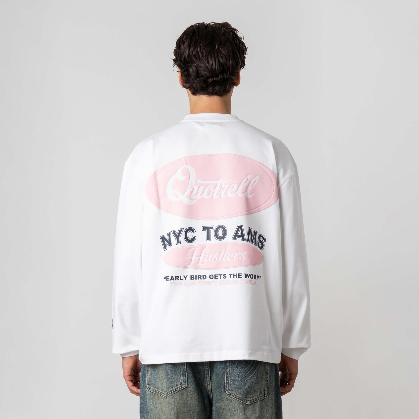 LOUIS LONGSLEEVE | WHITE/PINK