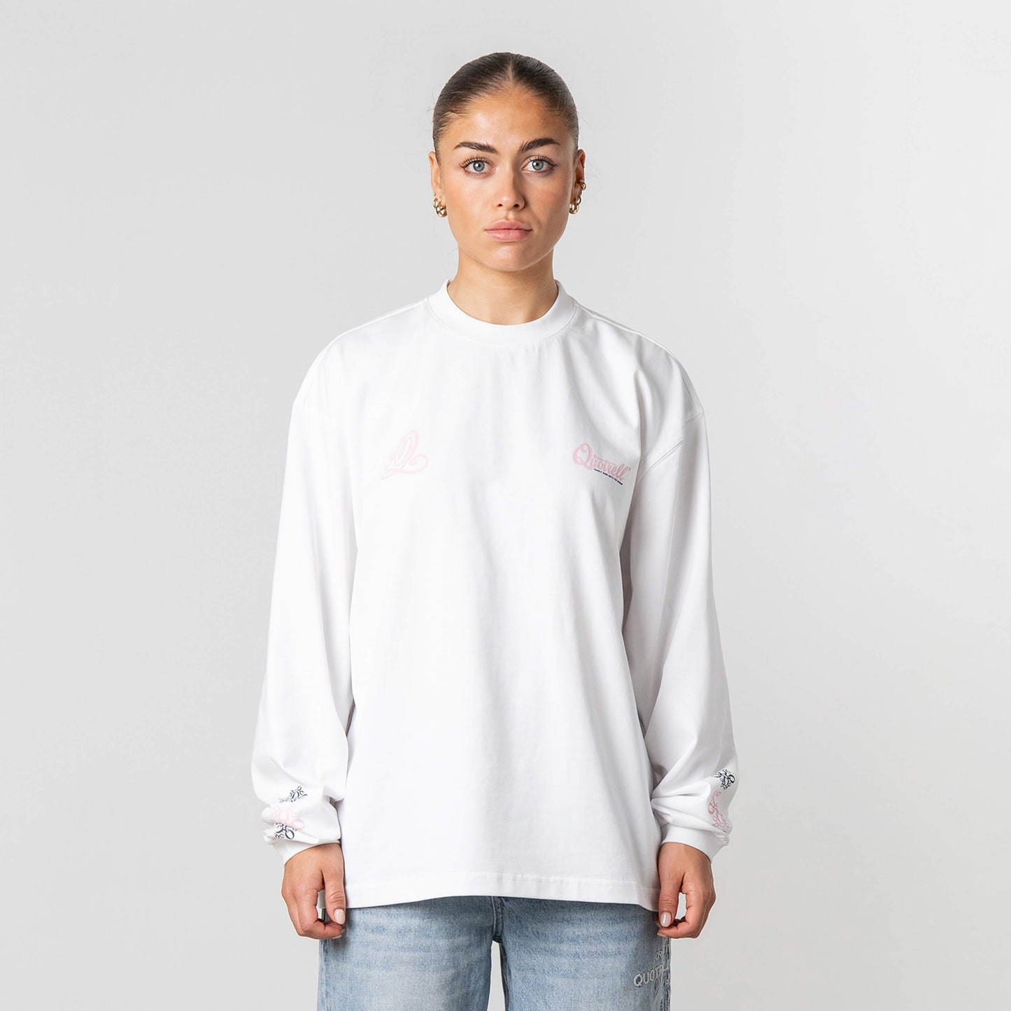 LOUIS LONGSLEEVE | WHITE/PINK