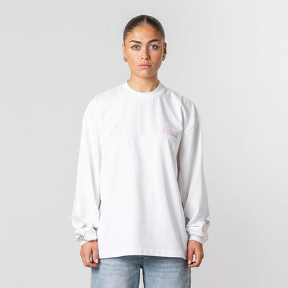 LOUIS LONGSLEEVE | WHITE/PINK
