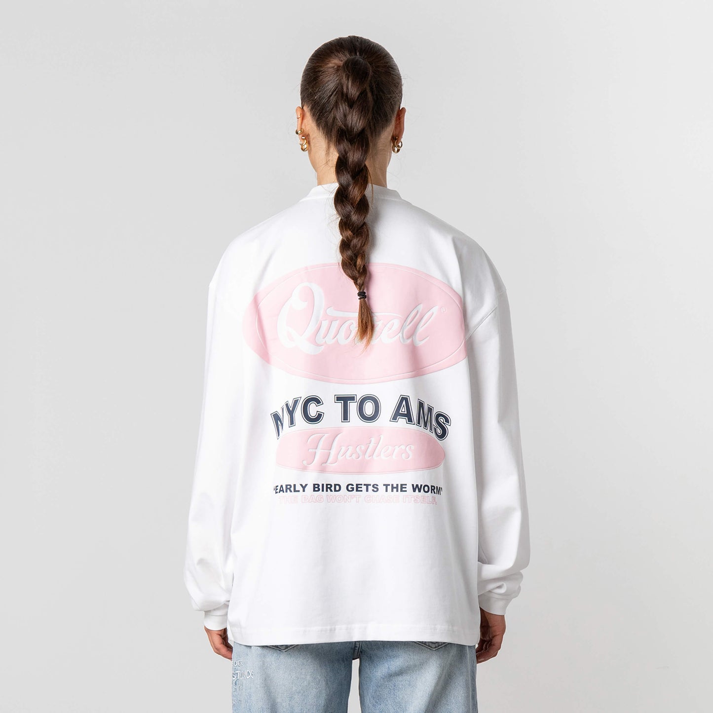LOUIS LONGSLEEVE | WHITE/PINK