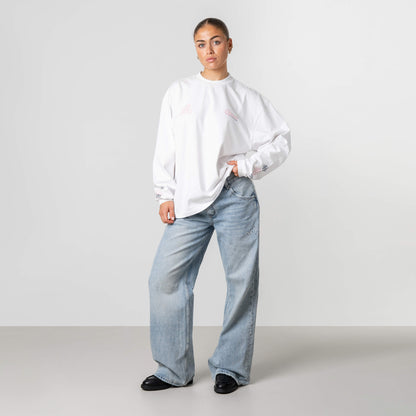 LOUIS LONGSLEEVE | WHITE/PINK