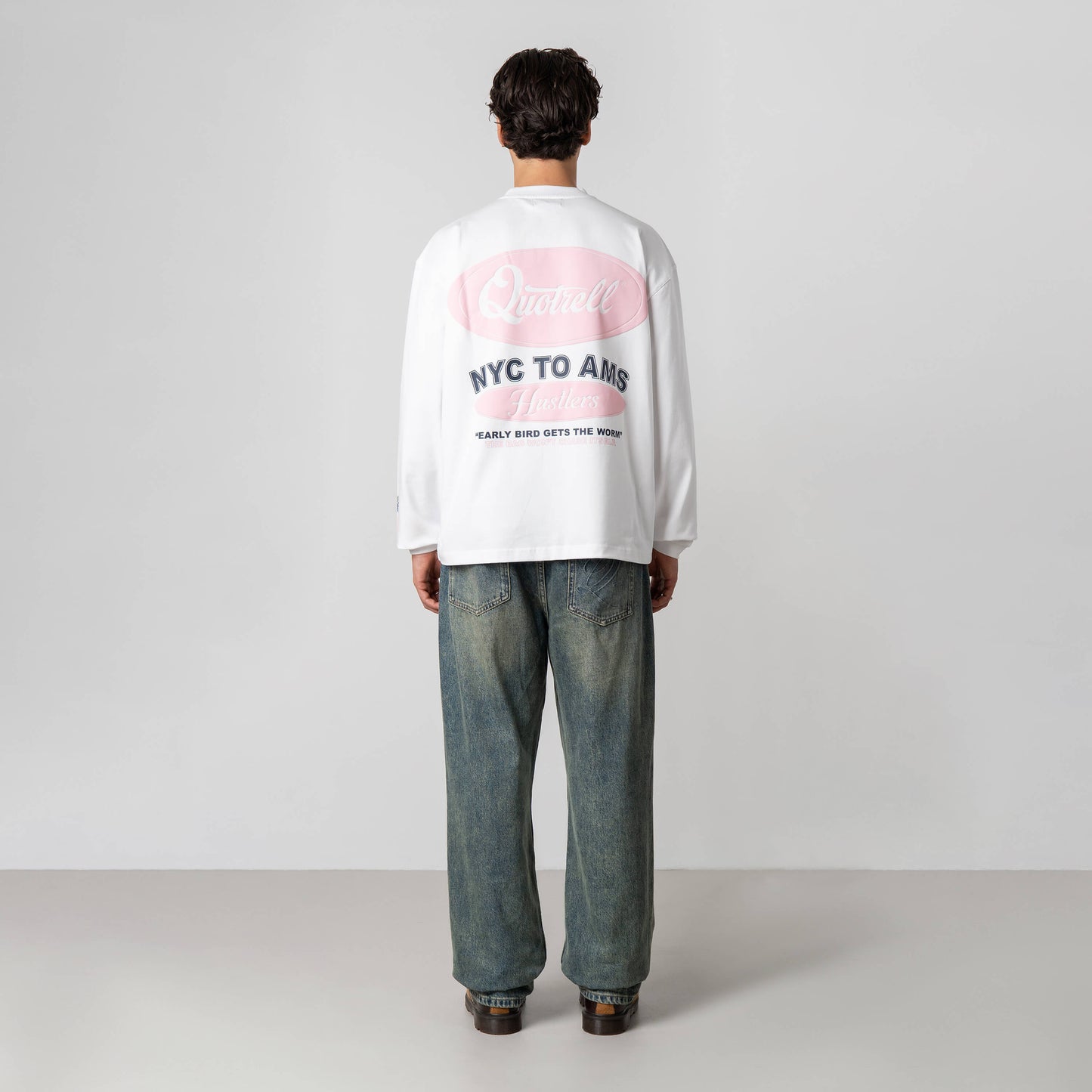 LOUIS LONGSLEEVE | WHITE/PINK