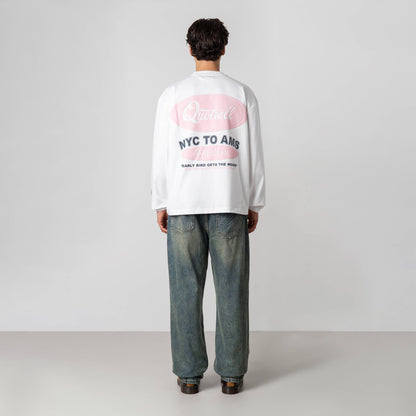 LOUIS LONGSLEEVE | WHITE/PINK