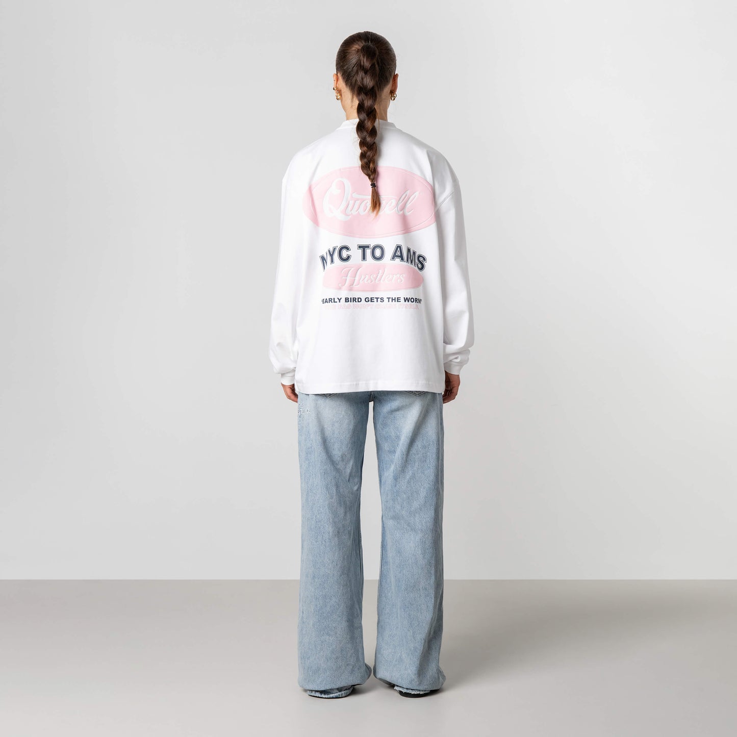 LOUIS LONGSLEEVE | WHITE/PINK