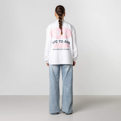 LOUIS LONGSLEEVE | WHITE/PINK