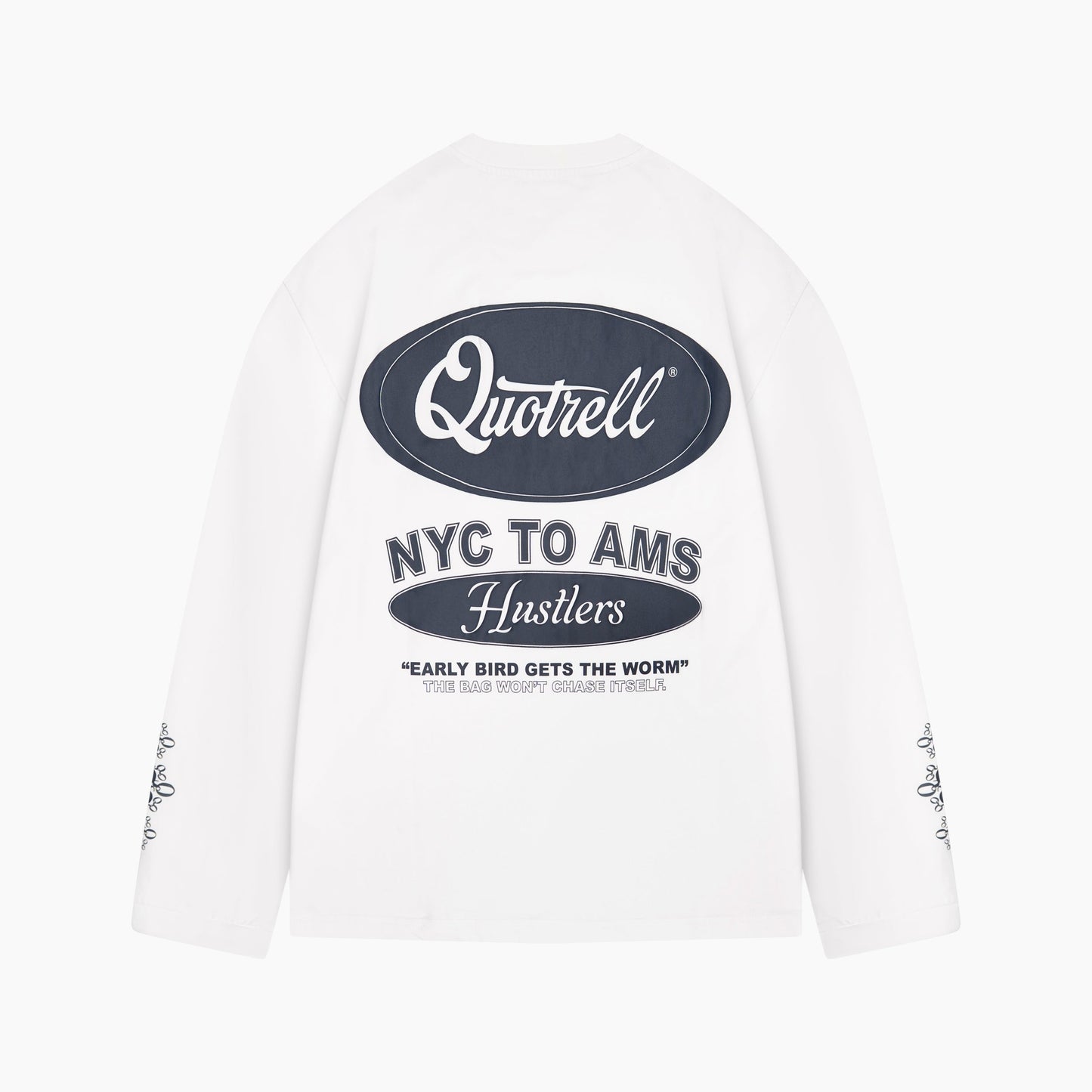 LOUIS LONGSLEEVE | WHITE/NAVY