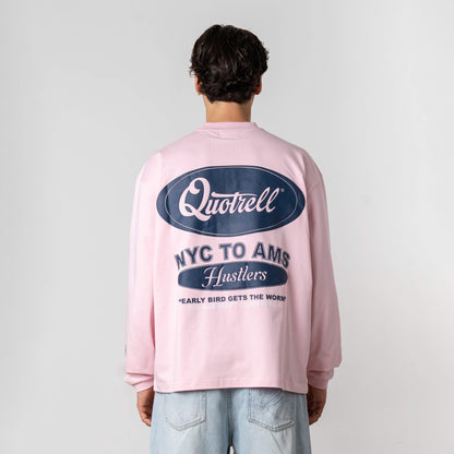LOUIS LONGSLEEVE | LIGHT PINK/NAVY