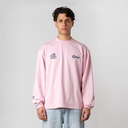 LOUIS LONGSLEEVE | LIGHT PINK/NAVY