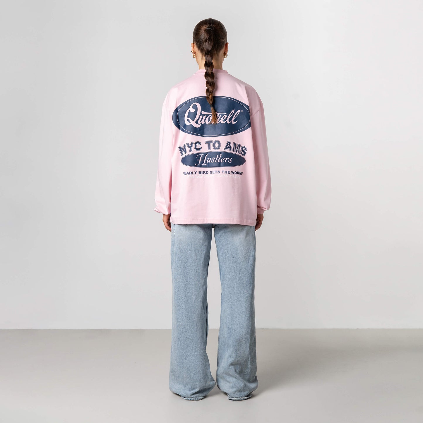 LOUIS LONGSLEEVE | LIGHT PINK/NAVY