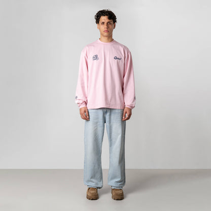 LOUIS LONGSLEEVE | LIGHT PINK/NAVY