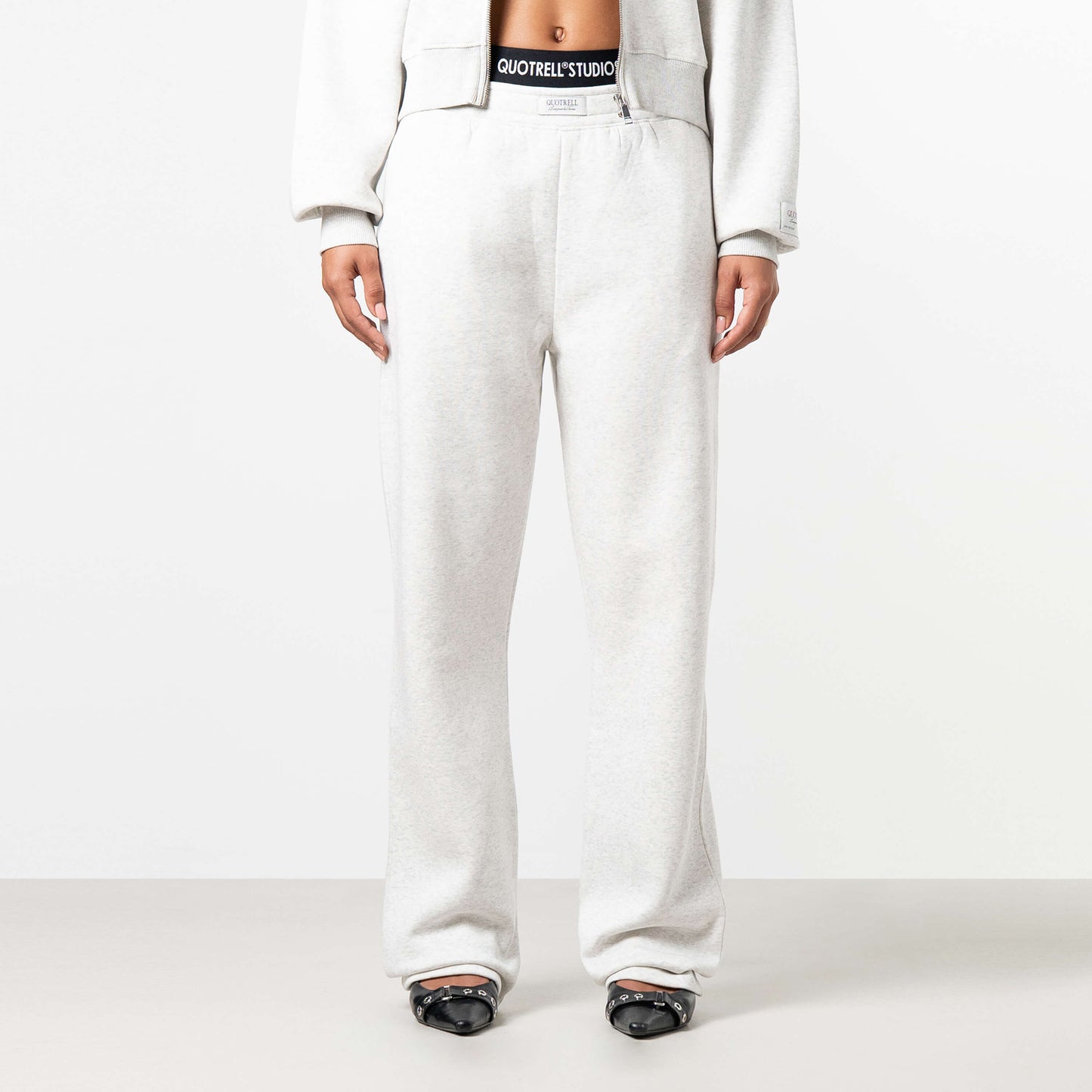 JADA PANTS | LIGHT GREY MELEE