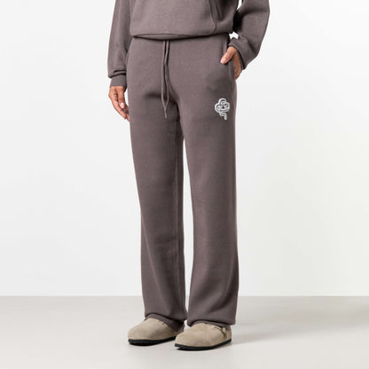 FLO KNITTED SET | COOL BROWN/OFF WHITE