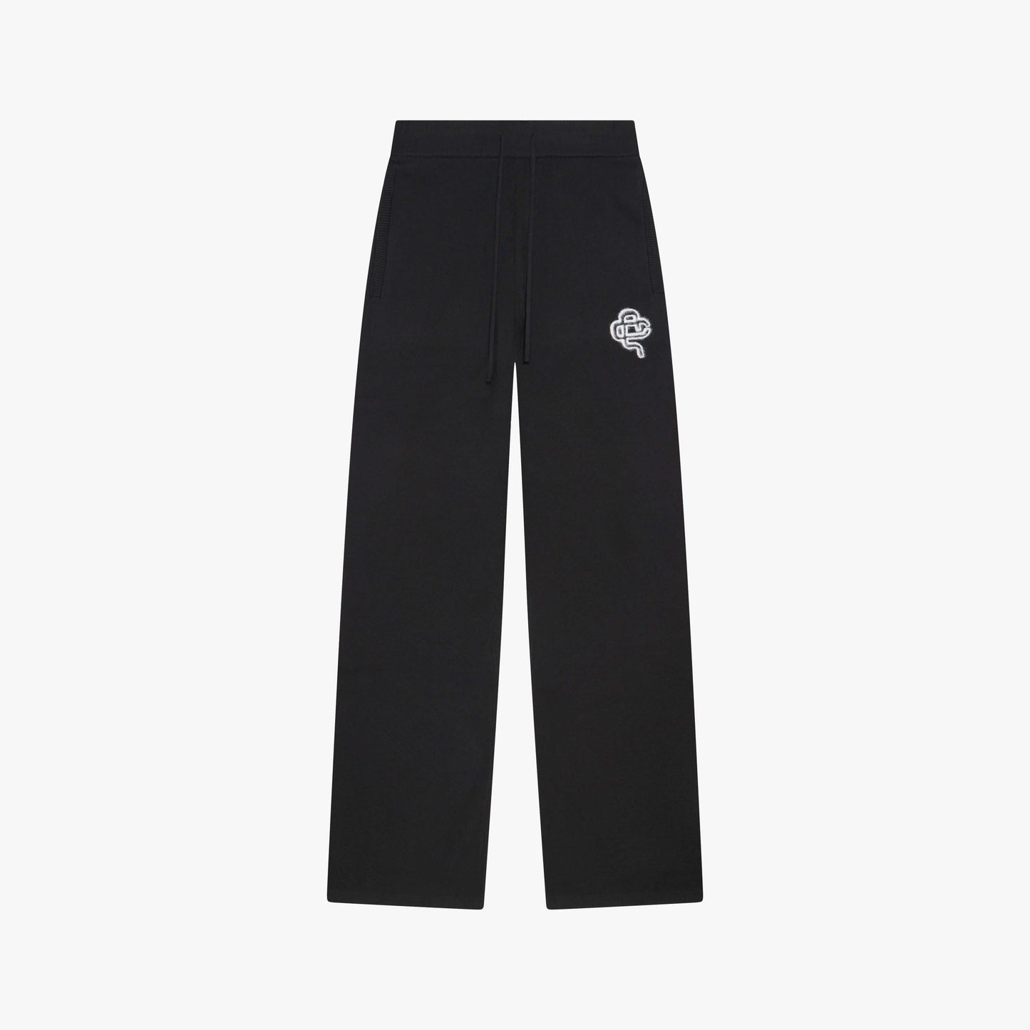 FLO KNITTED PANTS | BLACK/OFF WHITE