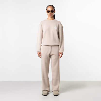 FLO KNITTED PANTS | BEIGE MELEE/OFF WHIT
