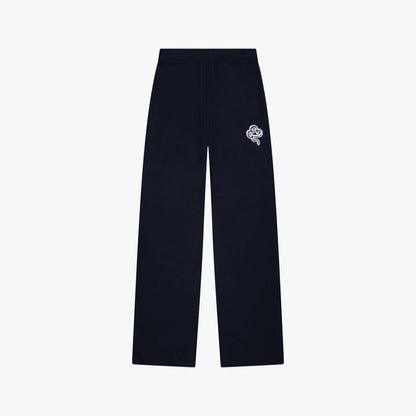 FLO KNITTED PANTS | NAVY/OFF WHITE