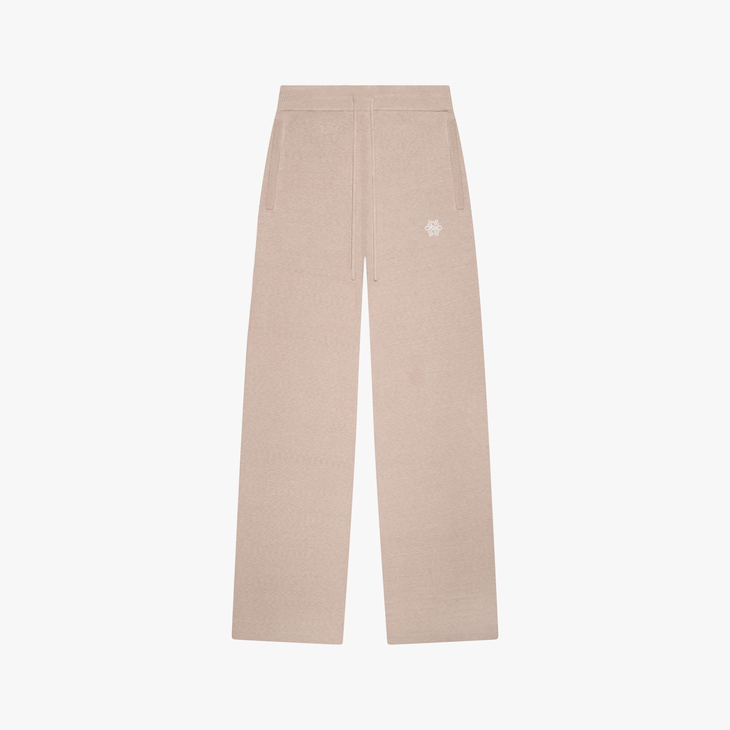CHLOE KNITTED PANTS | BEIGE MELEE/OFF WHIT