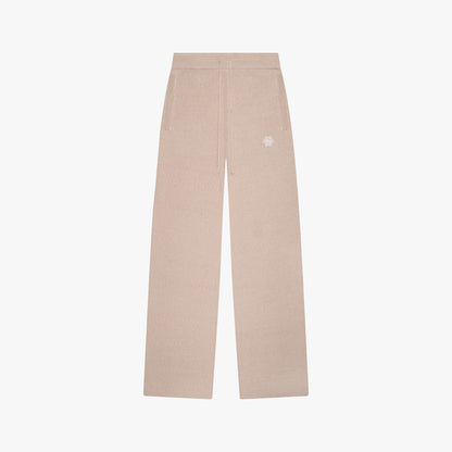 CHLOE KNITTED PANTS | BEIGE MELEE/OFF WHIT