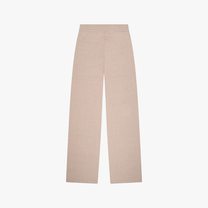 CHLOE KNITTED PANTS | BEIGE MELEE/OFF WHIT