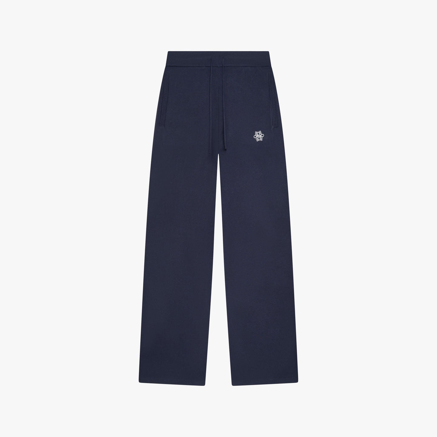 CHLOE KNITTED PANTS | NAVY/WHITE