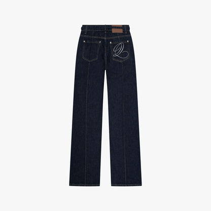 JANE STRAIGHT LEG JEANS | INDIGO BLUE