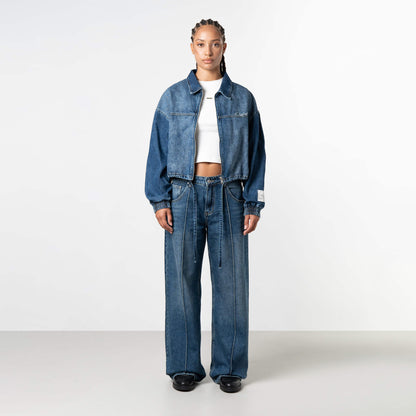 JANE STRAIGHT LEG JEANS | MID BLUE