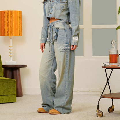 MIA STRAIGHT DENIM JEANS | LIGHT BLUE