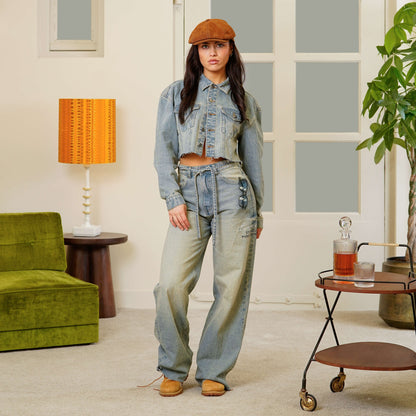 MIA DENIM SET | LIGHT BLUE