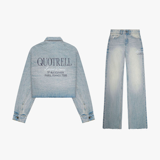 MIA DENIM SET | LIGHT BLUE